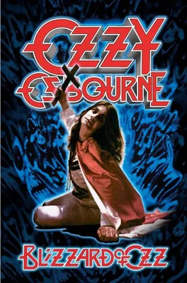 Produktbild von Ozzy Osbourne - Poster "Blizzard Of Ozz", Stoff RO4387 (Einheitsgröße) (Bunt)