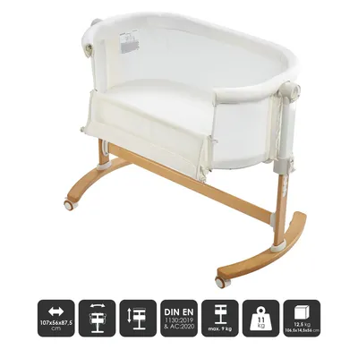 Produktbild von BabyGo Beistellbett Amila, höhenverstellbar