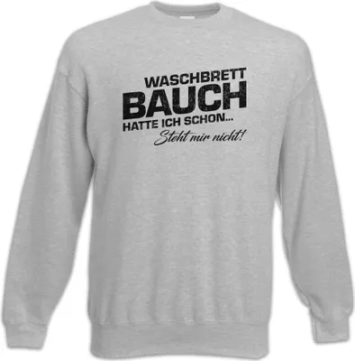 Produktbild von Urban Backwoods Waschbrettbauch, Sweatshirt, Farbe: Hellgrau, Größe: L