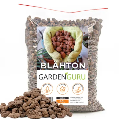 Produktbild von Blähton 8-16 mm 40 L Tongranulat für Hydrokultur Innenraumbegrünung und Drainage Pflanzton Granulat 40L