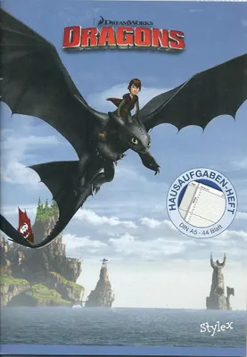 Produktbild von DRA Dragons Hausaufgabenheft - 1 Stück