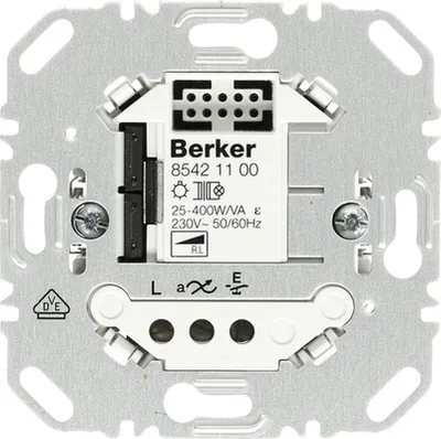 Produktbild von Berker 85421100, Dimmer, Montierbar, Metallisch, Metall, Kunststoff, IP20, 230 V