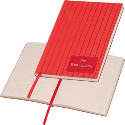 Produktbild von Notizbuch / DIN A5 / mit Softcover / 192 Seiten / Farbe: rot