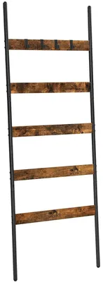 Immagine prodotto di Scaldasalviette, stile industriale vintage, marrone/nero, 70 x 30 x 121,5 cm