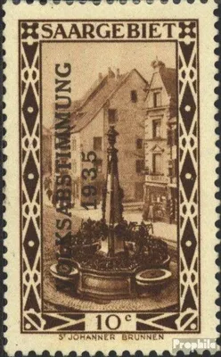 Produktbild von Briefmarken Saarland 1934 Mi 179 gestempelt Volksabstimmung 1935