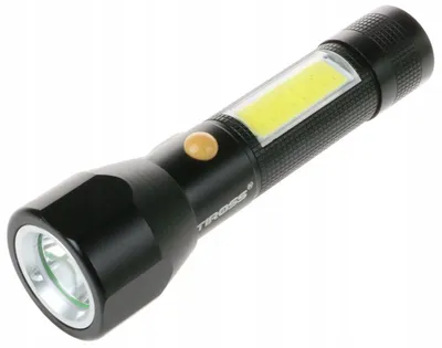 Zdjęcie produktu dla LATARKA CREE LED T6 10W + COB 3W Magnes 1885