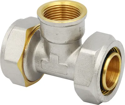 Produktbild von Klemmring Schraubfitting T-Stück 32x3 mm 3/4 Zoll Innengewinde