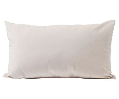 Produktbild von Kissen - 50 x 30 cm - Creme - Polyester - Samtoptik