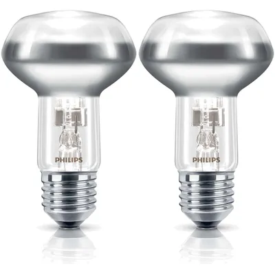Produktbild von 2 x Philips Halogen Reflektor R63 28W = 40W E27 matt Glühbirne Glühlampe Classic
