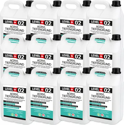 Produktbild von Acryl Tiefengrund 60L Grundierung Unter Farben und Tapeten Frostbeständig RM02