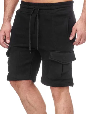 Immagine prodotto di Pantaloncini cargo da uomo Tazzio 18605 (nero, L)