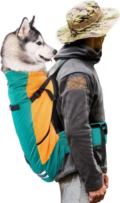 Produktbild von Verstelbare Hundetrage für kleine Hunde - Ideal für Reisen, Wanderungen, Camping - Grün