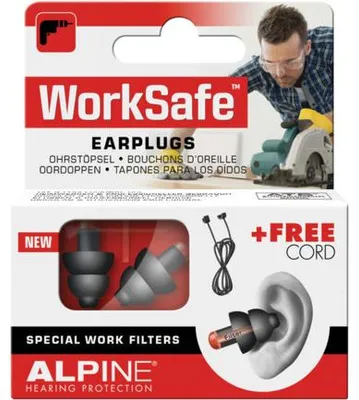 Productafbeelding van Alpine Worksafe Oordopjes (1 paar)