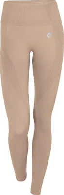 Produktbild von Damen Sport Leggings High Waist – Figurformende Fitnesshose von Stark Soul®  - Beige – M