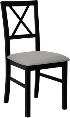 Image de Chaise de salle à manger FRATONIA 5 - noir / gris