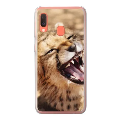 Produktbild von MuchoWow® Handyhülle Schutzhülle Hülle für Samsung Galaxy A20e Gepard - Tier - Nahaufnahme Silikon Softcase Handy Hülle - Abdeckung