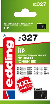 Image de edding Cartouche d'encre EDD-327 noire HP Nr.364XL