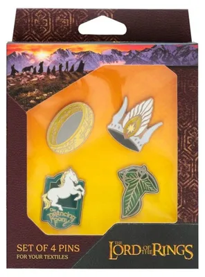 Productafbeelding van Erik - Set van 4 thematische pinbadges: The Lord of the Rings - Officiële premium product