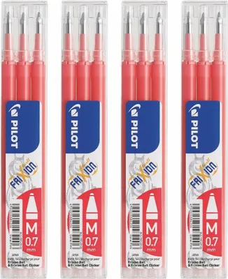 Produktbild von Pilot Frixion Ball Ersatzminen 0.7 koralle - 12er-Set