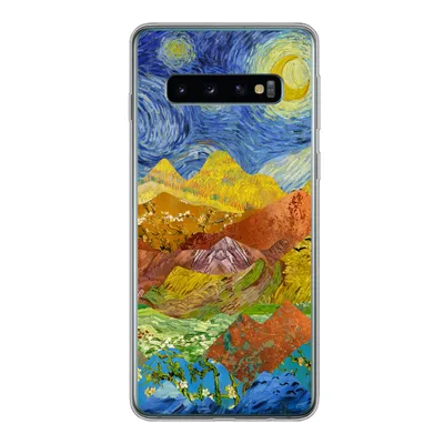 Produktbild von MuchoWow® Handyhülle Schutzhülle Hülle für Samsung Galaxy S10 Alte Meister - Collage - Van Gogh Silikon Softcase Handy Hülle - Handytasche
