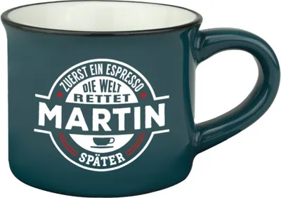 Produktbild von Persönliche Espressotasse Mokkatasse - Martin