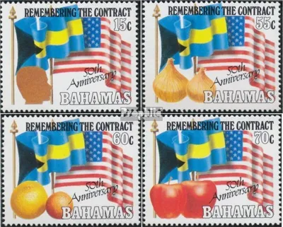 Produktbild von Briefmarken Bahamas 1993 Mi 797-800 (kompl.Ausg.) postfrisch Agrarabkommen