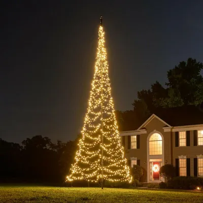 Produktbild von Fairybell Weihnachtsbaum | 800 cm | 1500 LED | Warmweiß mit Funkeln