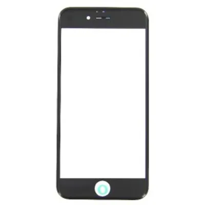 Produktbild von Displayglas für iPhone 6s schwarz LCD + Rahmen Echt Glas Displayschutz