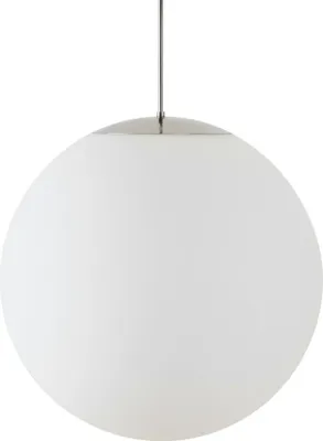 Image de OSMONT ADR62130 ADRIA P5 HP luminaire suspendu en verre acier inoxydable poli / blanc IP40 3000 K 65W LED