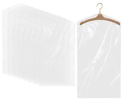 Immagine prodotto di Sacchi per abiti, 10 pezzi, 60 x 150 cm, in plastica trasparente