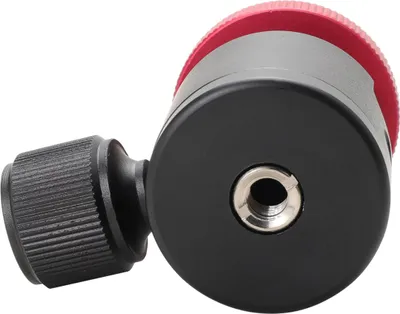 Produktbild von Aluminiumlegierung Mini-Kugelkopf Drehbares Fotozubehör Ersatz mit 3/8 Zoll Schraubenloch 1/4 Adapter für Kamera-Camcorder-Licht