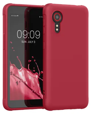 Produktbild von kwmobile Handyhülle für Samsung Galaxy Xcover 5 Hülle - TPU Case - Kabelloses Laden - Schutzhülle Cover in Sweet Cherry