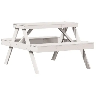 Produktbild von vidaXL Picknicktisch 105x134x75 cm Massivholz Kiefer