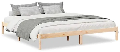Produktbild von vidaXL Massivholzbett Extra Lang ohne Matratze 180x220 Kiefernholz
