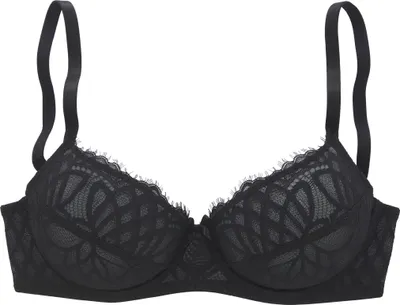 Produktbild von LASCANA Bügel-BH Cara schwarz Größe 80 Cup D