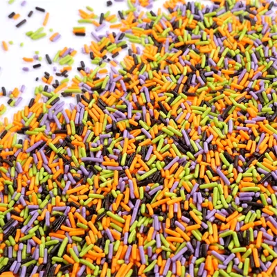 Produktbild von Streuselheld Jimmie`s Halloween 40g Streusel zum Dekorieren und Verzieren von Gebäck aller Art wie Torten Kuchen Keksen Zuckerstreusel