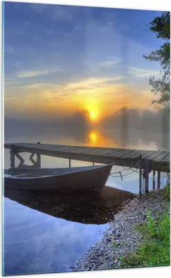 Produktbild von Bilder auf glas - Einteilig - Landschaft Meer Sommer Sonne - 70x100cm - Glasbilder - Wandbilder - Bilder - Wanddekoration aus Glas - Glas Bilder - Wandbild auf Glas - GPA70x100-2226