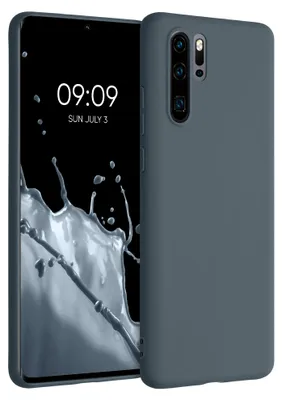 Produktbild von kwmobile Handyhülle für Huawei P30 Pro Hülle - TPU Case - Kabelloses Laden - Schutzhülle Cover in Dunkler Schiefer