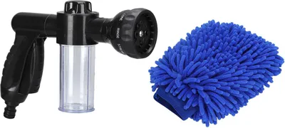 Produktbild von Schaumsprüher mit 8 Sprühmustern, verstellbarer Wassersprüher, multifunktionale Pflanzengießpistole