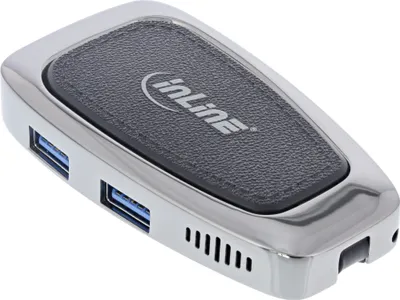 Produktbild von INLINE Multifunktions-Hub USB 3.2 Gen.2 USB Typ-C 2x USB-A 10Gbs 1xHDMI 4K 60Hz 1x USB-C 10Gbs und PD 100W