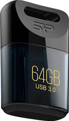 Obrázok produktu pre Silicon Power Jewel J06, 64 GB, USB Typ-A, 3.2 Gen 1 (3.1 Gen 1), Čiapky, 3,6 g, Modrá
