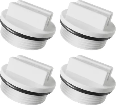 Produktbild von 4-teilig 1,5" Pool Wasserauslass Stopfen, Bodenabfluss Abdeckung, Winterdichtung für Einlaufdüse