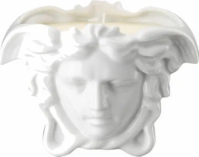 Immagine prodotto di Rosenthal Versace Tischlicht mit Duftwachs Medusa Grande White, Materialmix, 13.5 cm, 14493-800001-24871