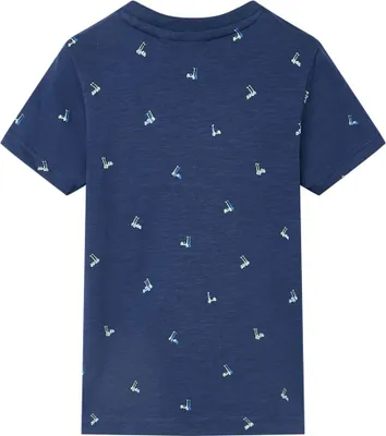 Immagine prodotto di vidaXL Maglietta per bambini blu scuro 128