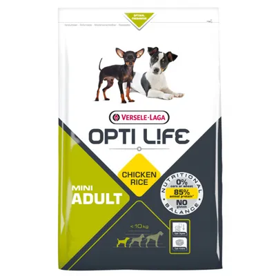 Produktbild von Versele-Laga Opti Life Senior Mini 7,5kg, Adult, Reis, Lachs, 7,5 kg