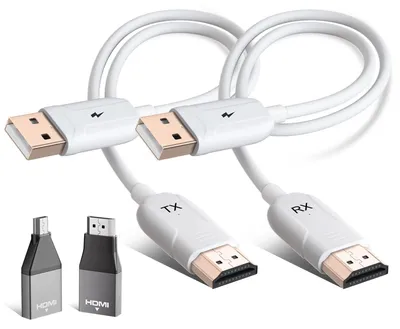 Immagine prodotto di Trasmettitore e ricevitore HDMI wireless - risoluzione 1080p HD per lo streaming da laptop a TV HD, proiettore