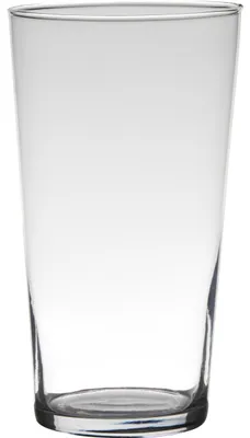 Produktbild von Blumenvase - konisch - Glas - transparent - D14 x 25 cm