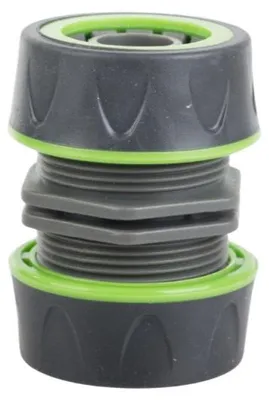 Produktbild von DIVODV 27906 Reparaturkupplung für Gartenschläuche 1/2" mit Dichtung, schwarz-grün