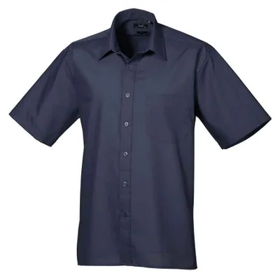 Immagine prodotto di Premier - Camicia da uomo a maniche corte LT4512 (41,5 cm) (blu navy)