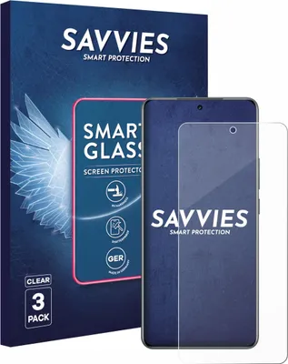 Produktbild von 3x Savvies Schutzglas Folie für realme Neo 8 9H Panzer Schutzfolie Glas Displayschutz klar transparent